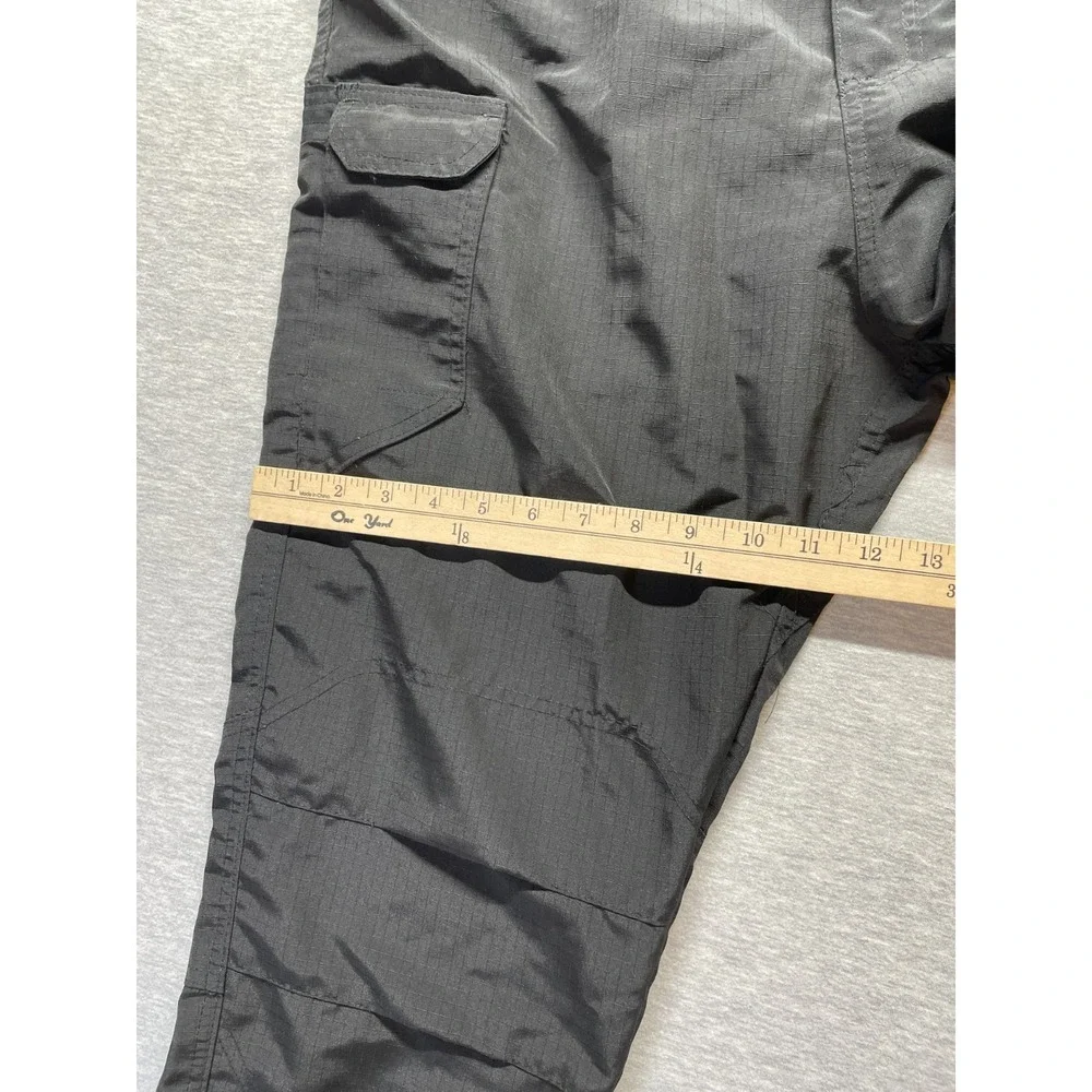 Tactical Series Cargo Pants Mens 2XL Black Flex-Tac Casual Workwear Straight Leg